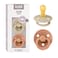Bibs BIBS Pacifiers Colour Collection Natural Rubber Baby Pacifier Set of 2 BPAFree Soothers Made in Denmark 6 Months Pack of 2 VanillaPeach