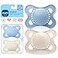 MAM Original Matte Baby Pacifiers 06 Months Binky for Newborn Babies BPAFree Skin Soft Silicone Nipple Easy to Clean Developed with Medical Experts 2 Pack with Sterilizer Case Made in Europe