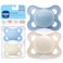 MAM Original Matte Baby Pacifiers 06 Months Binky for Newborn Babies BPAFree Skin Soft Silicone Nipple Easy to Clean Developed with Medical Experts 2 Pack with Sterilizer Case Made in Europe