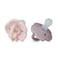 Moonkie Pacifiers Set of 2 OnePiece Design Baby Pacifier with Large Air Holes BPAFree Silicone Safe for Babies 06 Months