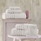 Hawmam Linen Ice Silver 6 Piece Bath Towels Set for Bathroom Original Turkish Cotton Soft Absorbent and Premium 2 Bath Towels 2 Hand Towels 2 Washcloths