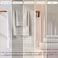 Hawmam Linen Ice Silver 6 Piece Bath Towels Set for Bathroom Original Turkish Cotton Soft Absorbent and Premium 2 Bath Towels 2 Hand Towels 2 Washcloths