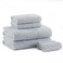 Madison Park Spa Waffle 100 Cotton Luxurious Towel Set Premium Texture Waffle Weave Highly Absorbent Quick Dry Hotel Spa Quality Wash Clothes for Bathroom Assorted Sizes Blue 6 Piece