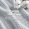 Madison Park Spa Waffle 100 Cotton Luxurious Towel Set Premium Texture Waffle Weave Highly Absorbent Quick Dry Hotel Spa Quality Wash Clothes for Bathroom Assorted Sizes Blue 6 Piece