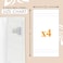 MAURA White Extra Large Turkish Cotton Luxury Bath Towels Set of 4 UltraSoft Thick Plush Towels for Bathroom Pure White