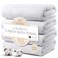 MAURA White Extra Large Turkish Cotton Luxury Bath Towels Set of 4 UltraSoft Thick Plush Towels for Bathroom Pure White