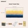 SEMAXE Coastal Ombre Hand Towels for Bathroom 4Pack Cotton Hand Towels with Hanging Loop Soft Absorbent Quick Dry Coastal Bathroom Decor Use Easy Care