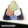 T & Towel and Linen Mart 100 Cotton Wash Cloth Set Flannel Face Cloths Highly Absorbent and Soft Feel Fingertip Towels Multi 12 Pack of 12