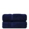 BC BARE Luxury Hotel Spa Quality Quick Dry 100 Turkish Cotton 700 GSM Eco Friendly Towel for Bathroom Dobby Border Soft Bath Towel Set 27 X 54 Navy Blue Bath Towels Set of 2