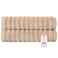 Classic Turkish Towels CTT Premium 2 Pack Bath Towels Set Made with 100 Turkish Cotton Spa Hotel Quick Drying Towels Absorbent Comfy 27x54 Almond Beige