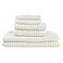 GILDEN TREE Waffle Towel Set Quick Dry Thin 2 Bath Towels 2 Hand Towels 2 Washcloths Modern Style Cream