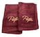 Westmon Works Pastor Towel Set in Burgundy Christian Church Service Accessories Set of 2
