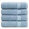 LANE LINEN 100 Ring Spun Cotton 4 Pack Bath Towels 28x54 Home Essentials Bathroom Towels Set Quick Dry Super Soft Absorbent Bath Towels Machine Wash in Cold Water Cerulean Blue