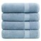 LANE LINEN 100 Ring Spun Cotton 4 Pack Bath Towels 28x54 Home Essentials Bathroom Towels Set Quick Dry Super Soft Absorbent Bath Towels Machine Wash in Cold Water Cerulean Blue