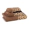 Zahari Home Safari Stripes Animal Bathroom Towel Set 3 Piece Towel Set Leopard and Cheetah Design with Zebra and Tiger Patterns