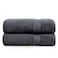 LANE LINEN Bath Towels Large 2 Pack 100 Cotton Bath Sheet Fade Resistant Machine Washable Highly Absorbent Oversized Luxury Towels for Bathroom Hotel Quality Black Towels