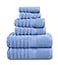 LANE LINEN 100 Cotton Bath Towel 6 Piece Set Hotel Grade Luxury Zero Twist Cotton 2 Bath 2 Washcloths 2 Hand Towels for Bathroom Super Soft Quick Dry Highly Absorbent Cerulean Blue