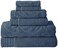 Modern Threads 6 piece JacquardSolid Towel SetMedallion Swirl Denim