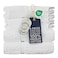Towel Bazaar 8Piece Towel Set 100 Premium Cotton Turkish TowelsLuxury Towel Super Soft and Absorbent Perfect Use for Bathroom Shower Towels White