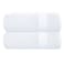 GLAMBURG Premium Cotton Oversized 2 Pack Bath Sheet 35x70100 Pure Cotton Ideal for Everyday use Ultra Soft Highly Absorbent Machine Washable White