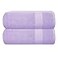 GLAMBURG Premium Cotton Oversized 2 Pack Bath Sheet 35x70100 Pure Cotton Ideal for Everyday use Ultra Soft Highly Absorbent Machine Washable Purple