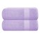 GLAMBURG Premium Cotton Oversized 2 Pack Bath Sheet 35x70100 Pure Cotton Ideal for Everyday use Ultra Soft Highly Absorbent Machine Washable Purple