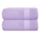 GLAMBURG Premium Cotton Oversized 2 Pack Bath Sheet 35x70100 Pure Cotton Ideal for Everyday use Ultra Soft Highly Absorbent Machine Washable Purple