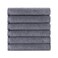 Classic Turkish Towels CTT Premium 6 Piece Hand Towels Set 100 Turkish Cotton Quick Dry Comfy Towels for Hotel Spa Highly Absorbent 16x28 Grey