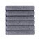 Classic Turkish Towels CTT Premium 6 Piece Hand Towels Set 100 Turkish Cotton Quick Dry Comfy Towels for Hotel Spa Highly Absorbent 16x28 Grey