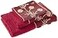 Popular Bath Ombre Rose Design Towel Set 3PC Burgundy