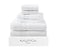 Nautica Bathroom Towels Soft Cotton Washcloth Bath Hand Towel Set Highly Absorbent Quick Dry Zero Twist Set of 6 College Dorm Room Essentials Oceane White