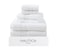 Nautica Bathroom Towels Soft Cotton Washcloth Bath Hand Towel Set Highly Absorbent Quick Dry Zero Twist Set of 6 College Dorm Room Essentials Oceane White