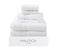 Nautica Bathroom Towels Soft Cotton Washcloth Bath Hand Towel Set Highly Absorbent Quick Dry Zero Twist Set of 6 College Dorm Room Essentials Oceane White
