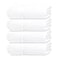 Tens Towels Pack of 4 Soft Bath Towels 100 Cotton 27 x 54 Inches Lightweight QuickDry Ideal for Daily Bathroom Use Practical Comfortable White