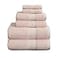 NY Loft 100 Cotton 6 Piece Bath Towel Set Pink Towels Soft Absorbent QuickDry 2 Bath Towels 2 Hand Towels and 2 Washcloths Textured and Durable OekoTEX Standard 100 Light Pink