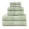 NY Loft 100 Cotton Towel Set 6 Piece Towel Set Super Soft Absorbent QuickDry 2 Bath Towels 2 Hand Towels 2 Washcloths Textured and Durable Cotton Trinity Collection 6 Piece Set Sage