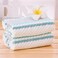 Pidada Hand Towels Set of 2 Striped Pattern 100 Cotton Soft Absorbent Decorative Towel for Bathroom Brown