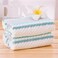 Pidada Hand Towels Set of 2 Striped Pattern 100 Cotton Soft Absorbent Decorative Towel for Bathroom Brown