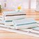 Pidada Hand Towels Set of 2 Striped Pattern 100 Cotton Soft Absorbent Decorative Towel for Bathroom Brown