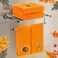 Quera 2 Pack Thanksgiving Fall Hand Towels Autumn Leaves Turkey Embroidered Premium Luxury Decor Fall Bathroom Decorative Dish Set for Drying Cleaning Cooking Give Thanks 137 x 295 Orange