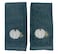 Serafina Home Decorative Fall Harvest Hand Fingertip Towels Harvest Grey Pumkin on Grey Plush Soft Cotton Set of 2 12 x 18 Inches