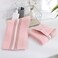 YiLUOMO Pink Hand Towels 100 Cotton Soft Absorbent Summer Decorative Textured Striped Decorative Hand Towel for Bathroom 13 x 29 Inch 2 Pieces