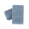 YiLUOMO Blue Hand Towel Set of 2 Super Soft 100 Cotton Striped Pattern Absorbent Lightweight Thin Hand Towel for Bathroom Decorative 13 X 29