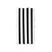 senya Black White Stripes Hand Towel Soft Towels for Bathroom Hotel Gym and Spa 30x15