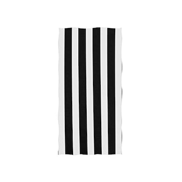 senya Black White Stripes Hand Towel Soft Towels for Bathroom Hotel Gym and Spa 30x15