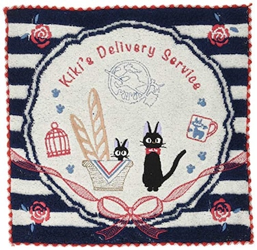 &atilde;&fnof;ž&atilde;&fnof;&laquo;&atilde;&sbquo;&middot;&atilde;&fnof;&sup3;(Marushin) Hand Towel Ghibli Kikis Delivery Service Jiji 25 25cm Marine Blue
