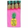 HGOD DESIGNS Pineapple Hand Towels Colorful Pineapple Quotes Adult 100 Cotton Soft Bath Towels 15X30