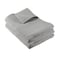 GILDEN TREE Waffle Hand Towels for Bathroom Quick Dry Towel Super Absorbent Thin 100 Cotton Lint Free Hand Towels for Bathroom Set of 2 Classic Style Pewter