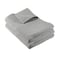 GILDEN TREE Waffle Hand Towels for Bathroom Quick Dry Towel Super Absorbent Thin 100 Cotton Lint Free Hand Towels for Bathroom Set of 2 Classic Style Pewter