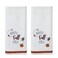 SKL Home FallHarvestAutumn Happy Fall Yall Hand Towel Set for BathKitchenBar Gift 16 x 25 White 2 Count